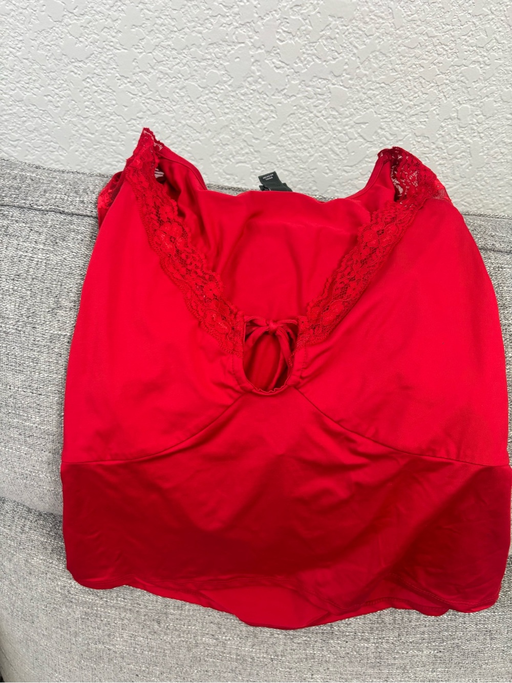 Target Red Lace-Trim Sleep Cami